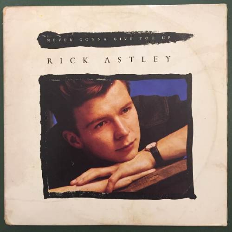 RICK ASTLEY - NEVER GONNA GIVE YOU UP LP 7 POLEGADAS