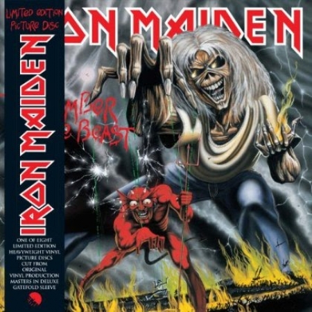 LP Iron Maiden - THE NUMBER OF THE BEAST VINYL Picture IMPORTADO LACRADO