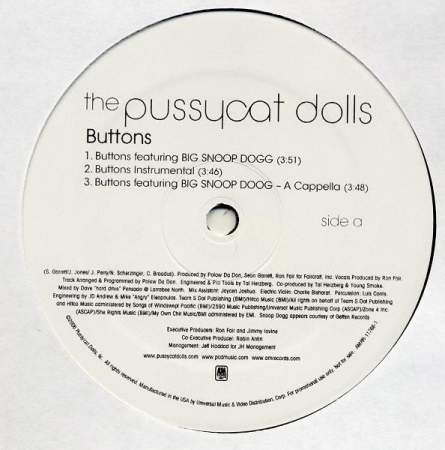LP Pussycat Dolls - The Featuring Big Snoop Dogg - Buttons