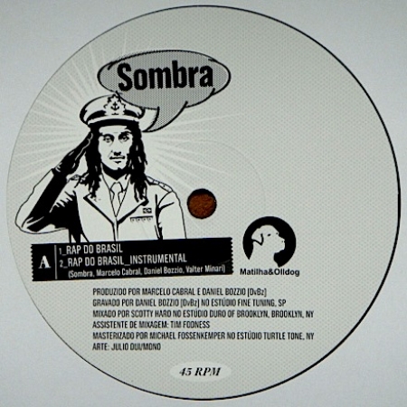 LP Sombra - Rap Do Brasil Vinyl IMPORTADO