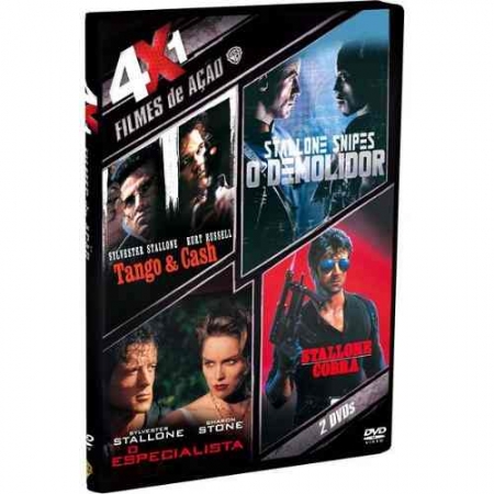 Dvd 4x1 Filmes De Ação: Sylvester Stallone Duplo Original (DVD)
